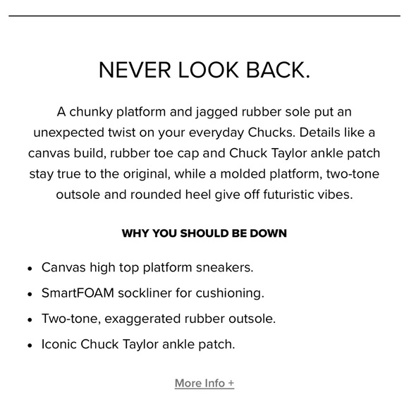 CONVERSE Run Star Hike Platform Converse Sneakers Size 6.5 - Picture 5 of 16